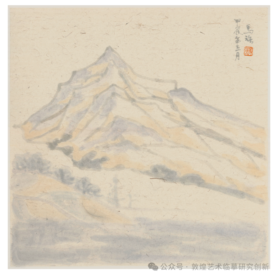 心境·敦煌——当代画家四人联展丨马强：远山如黛，近水微澜，表达内心的平静与安宁