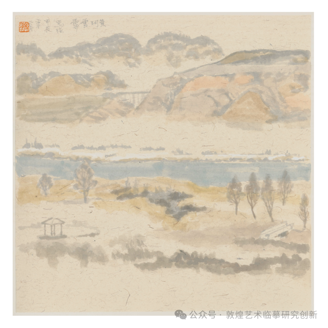 心境·敦煌——当代画家四人联展丨马强：远山如黛，近水微澜，表达内心的平静与安宁