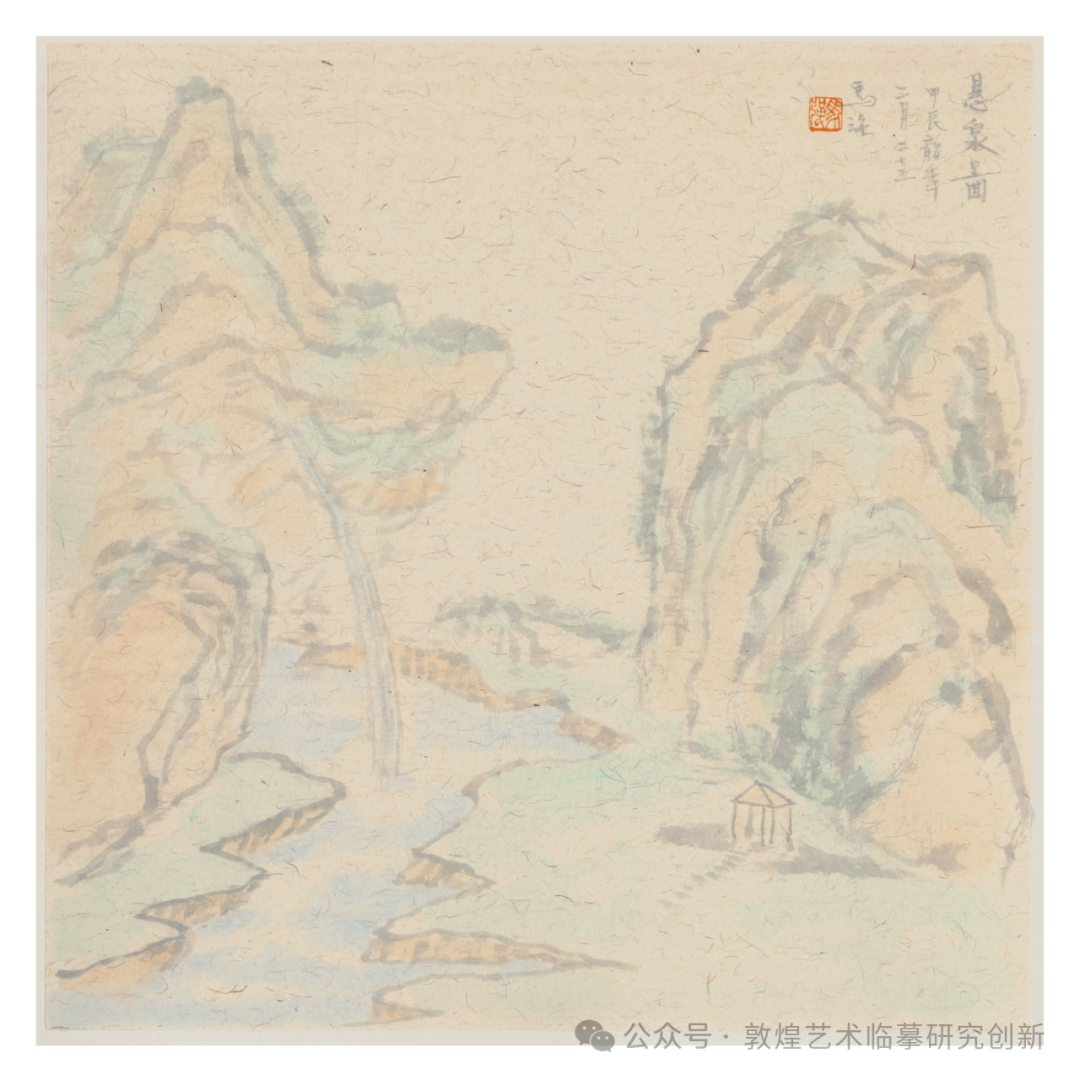 心境·敦煌——当代画家四人联展丨马强：远山如黛，近水微澜，表达内心的平静与安宁