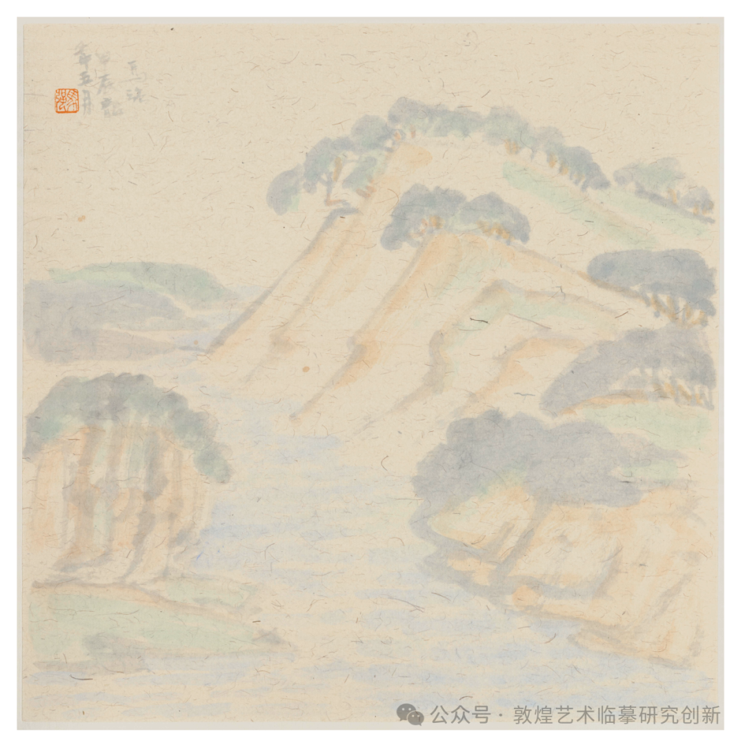 心境·敦煌——当代画家四人联展丨马强：远山如黛，近水微澜，表达内心的平静与安宁