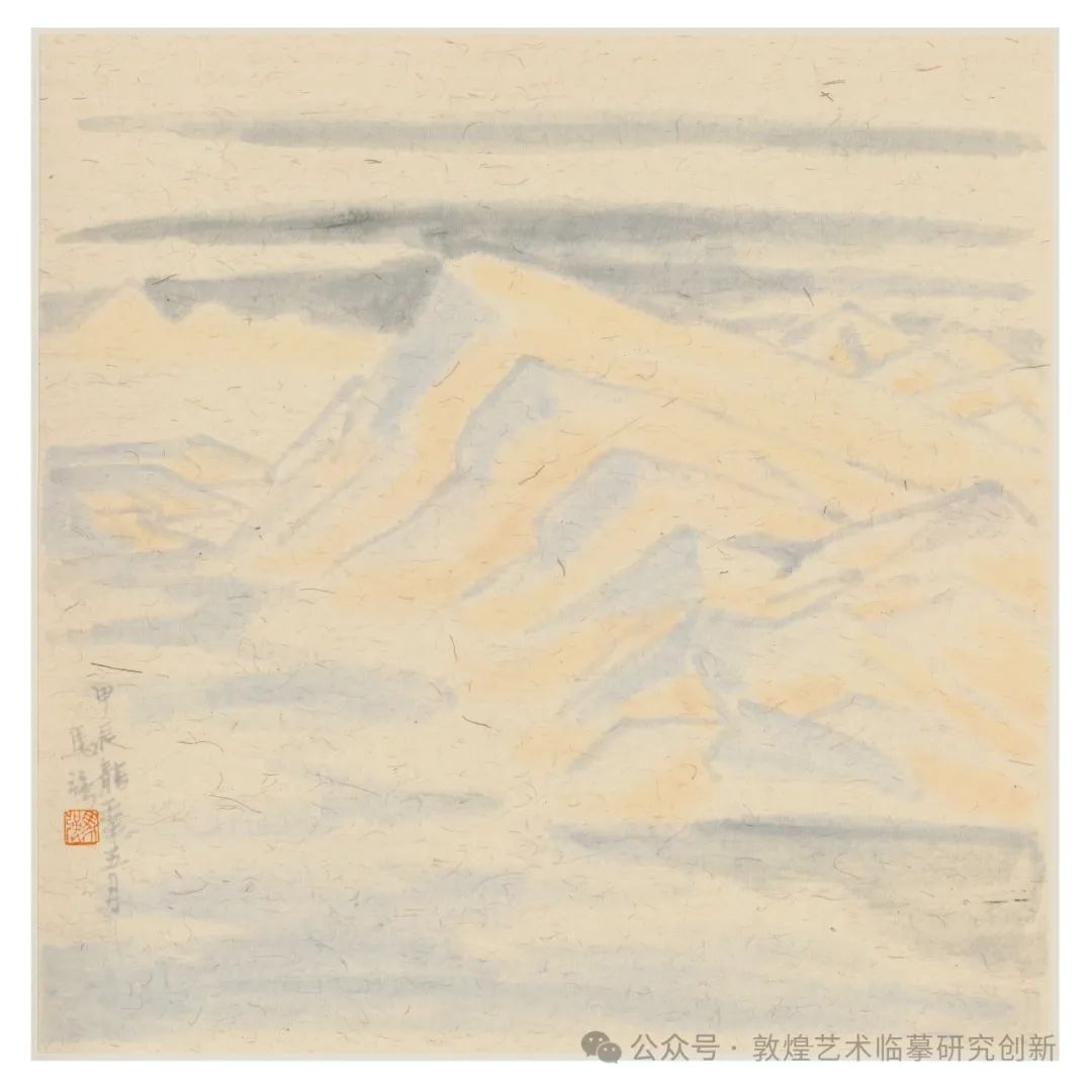 心境·敦煌——当代画家四人联展丨马强：远山如黛，近水微澜，表达内心的平静与安宁