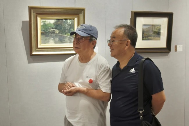 “艺路同行——小幅油画写生作品展”在西北师大隆重开幕，展出甘肃省内37位油画家近百幅写生作品