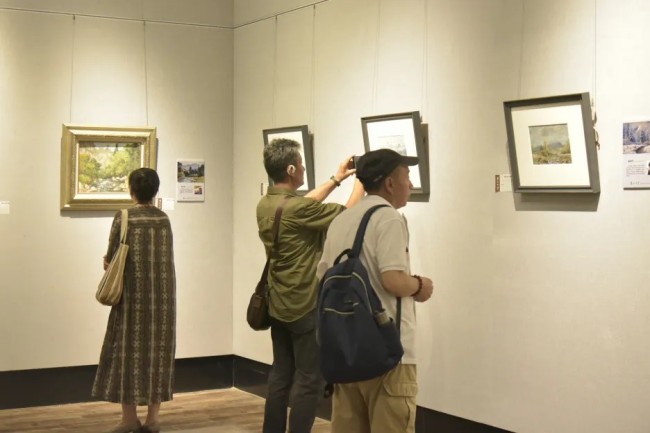 “艺路同行——小幅油画写生作品展”在西北师大隆重开幕，展出甘肃省内37位油画家近百幅写生作品