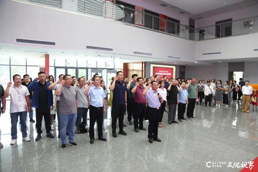 “学条例 扬清风 勇担当——山东画院党纪学习教育主题书法展”今日开幕，展期至7月18日