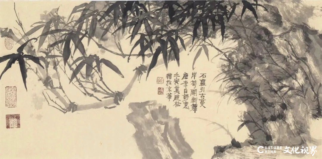 莫晓松花鸟画丨于笔墨古雅中见天地之苍茫，在明丽设色间咏意蕴之悠远