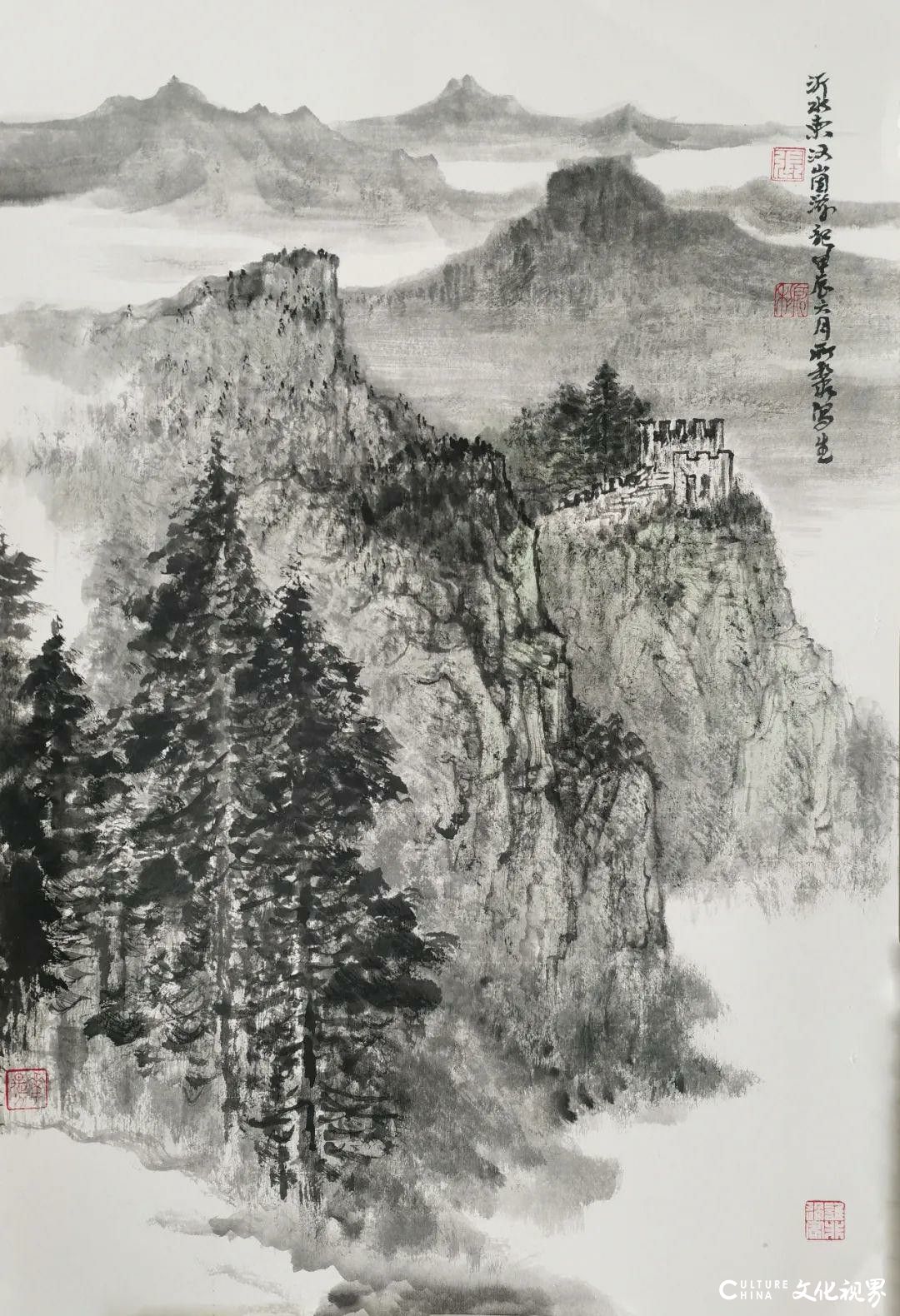 在与自然的对话中用画笔探索——王界山师生写生沂蒙山区