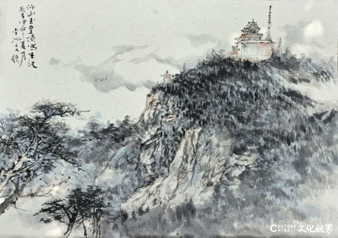 在与自然的对话中用画笔探索——王界山师生写生沂蒙山区