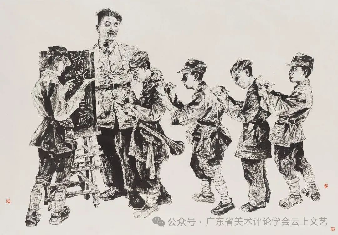 殷会利焦墨人物画 | 凝重灵动，追求极致