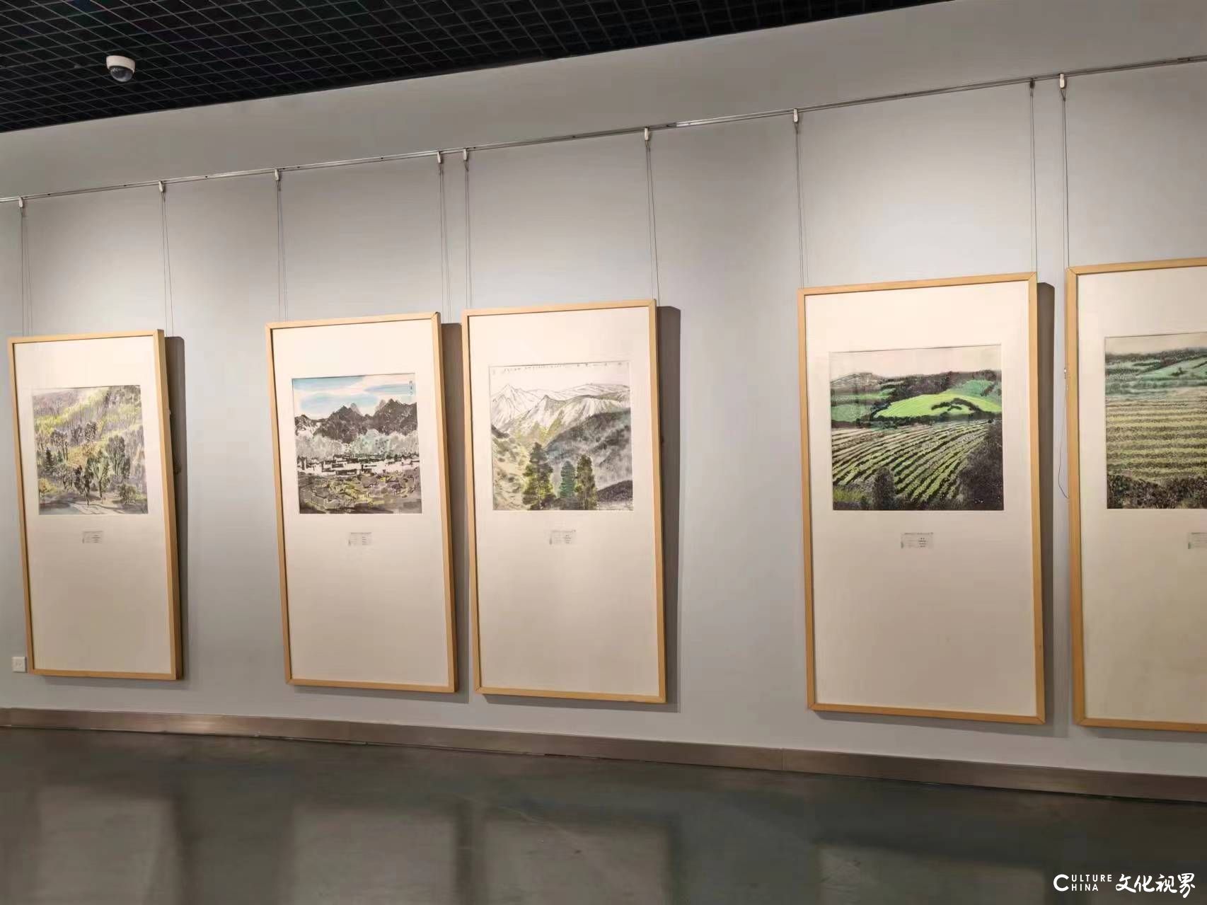 “和而不同”的艺术传承，“造境于心——水墨三人展”今日在济南开幕