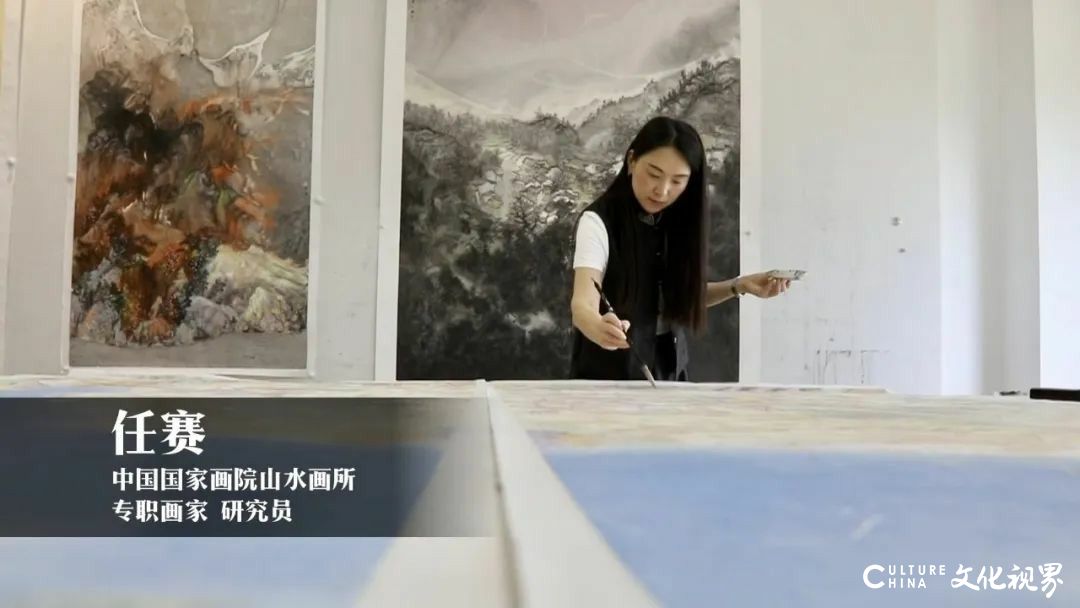 今晚19:30相约海南卫视《艺术与岛》，感受任赛“新山水画”中的仙气