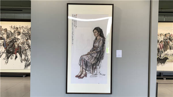 “踏歌行——邸超水墨人物画作品展”昨日在北京西海美术馆盛大开幕