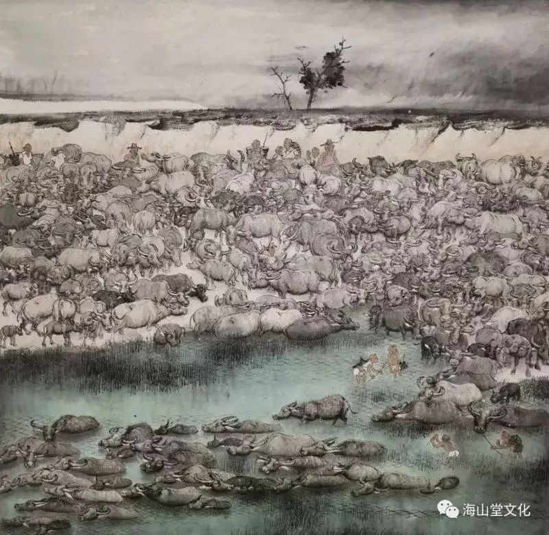 杨晓阳：戴顺智把水牛画出了风采，画出了特色，画出了自己独特的观念