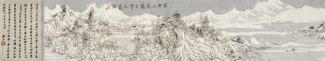 王天德·熏香水墨画丨整体未失“点线面”，为中国山水画的墨芳带来审美的熏修异香