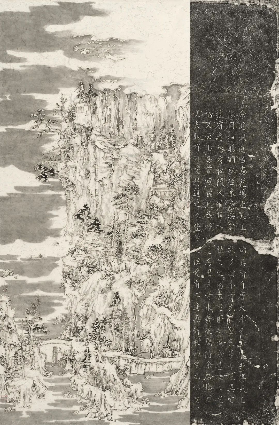 王天德·熏香水墨画丨整体未失“点线面”，为中国山水画的墨芳带来审美的熏修异香