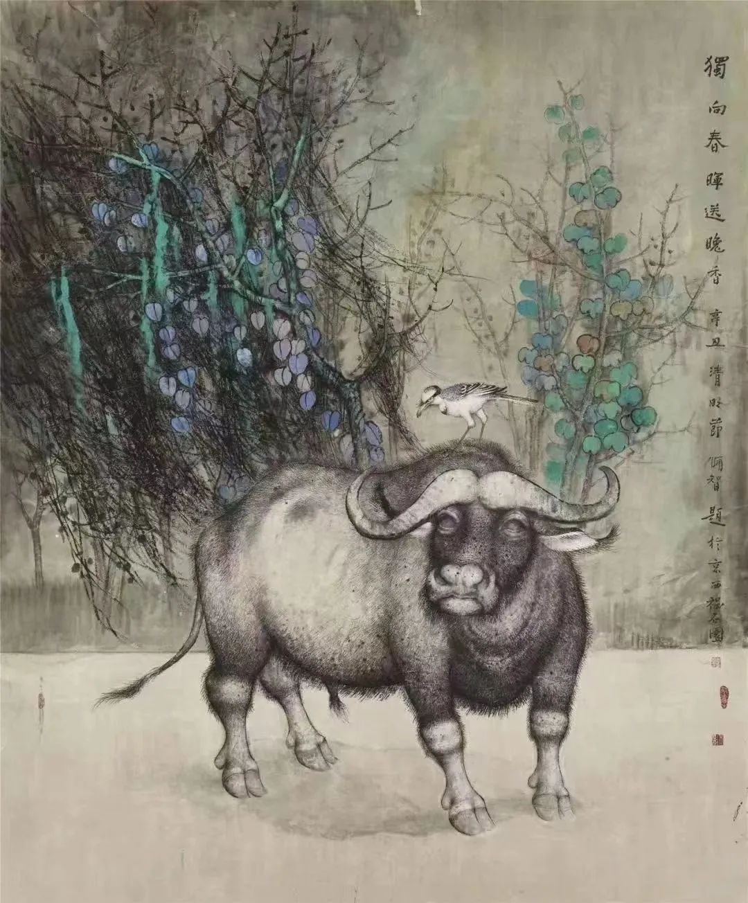 笔触细腻、神形兼备，著名画家戴顺智应邀参展“与大家同行·中国书画名家作品云展”