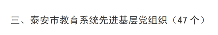 泰安教育系统表彰优秀党员、党务工作者和先进基层党组织——山东力明科技职业学院：我们都有！