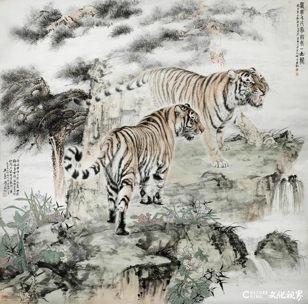 “慷慨啸歌——孟祥顺画虎艺术全国巡展”丨探索当代虎画题材创作的多种可能性