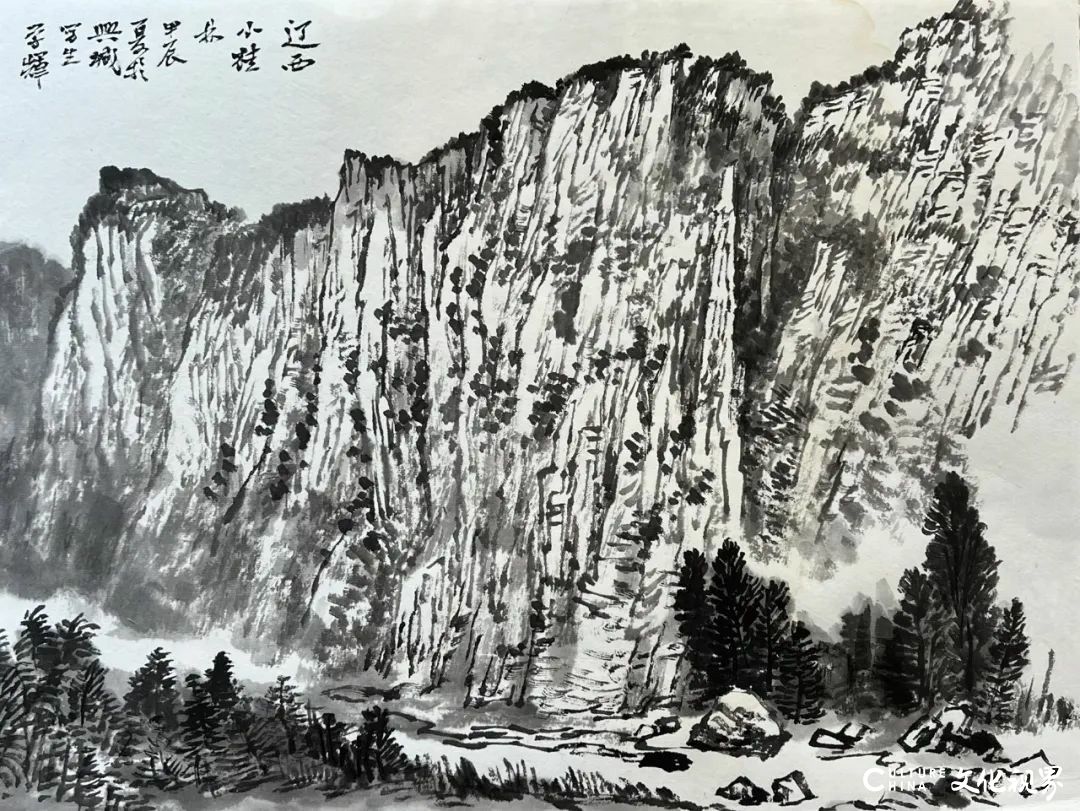 王学辉“踏遍青山——中国画名家兴城写生”丨凭栏怀古，古韵悠长