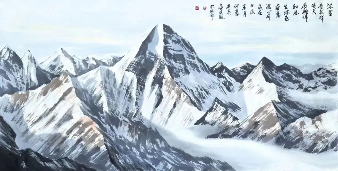 李兵画雪山 | 落笔为意周所用，新意为心意所创