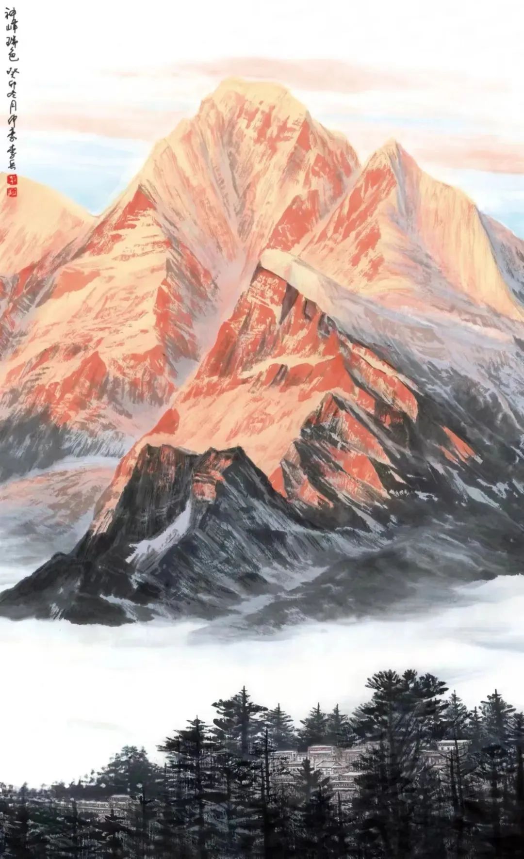 李兵画雪山 | 落笔为意周所用，新意为心意所创