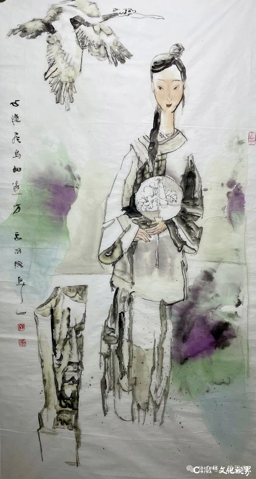 岳海波说“一画”丨“一画”就是“一笔画”，绘画风格浑然天成、真实自然