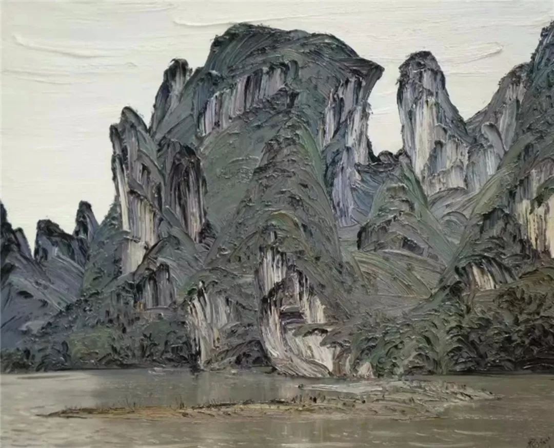 杨诚·山水油画丨西方绘画审美与中国传统山水的完美结合