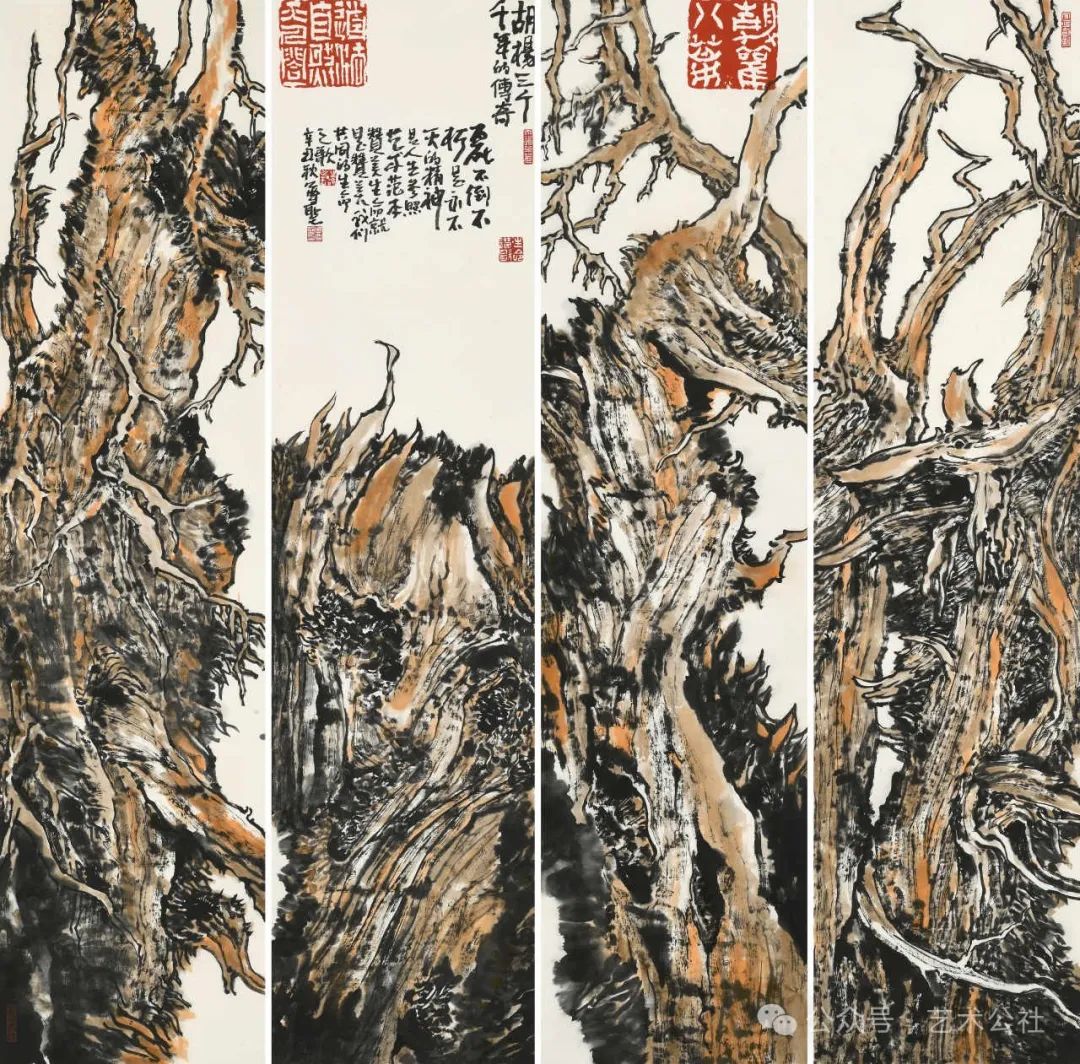 用色彩定义地域，著名画家周尊圣应邀参展“与大家同行·中国书画名家作品云展”