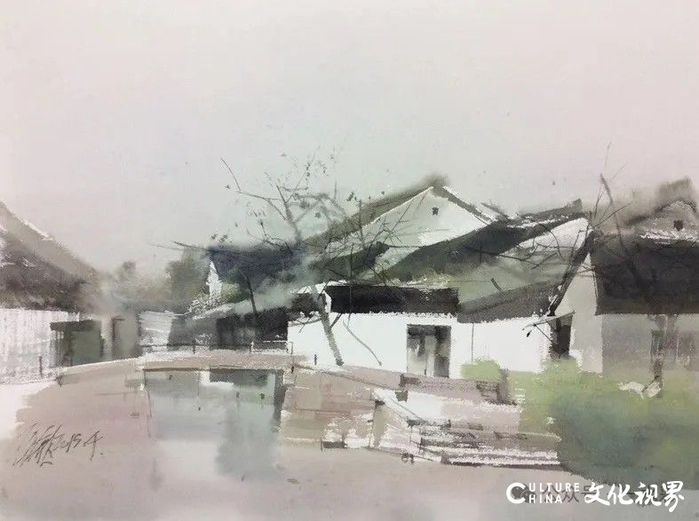 平龙·水彩画丨置身于天地间抒情写意，笔下风景有耐人寻味的诗性