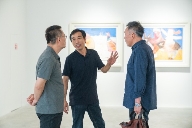 “风从黄河来——于来油画作品展”昨日在上海展出