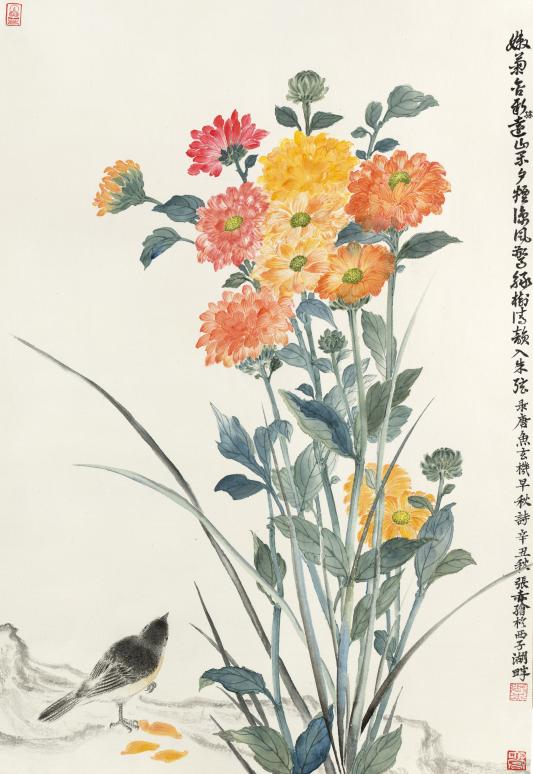 素雅清逸——与画家张赤一起探寻没骨花鸟画的艺术魅力