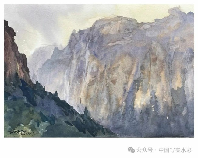 游千里风光，绘壮美太行——导师杨毅柳把水彩写生课堂设在山西太行山水间