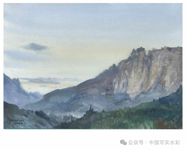 游千里风光，绘壮美太行——导师杨毅柳把水彩写生课堂设在山西太行山水间