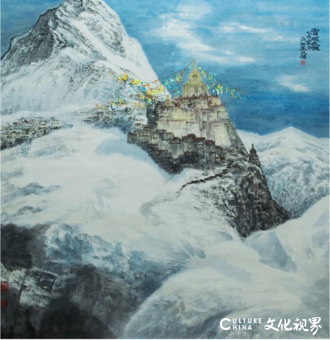 “笔墨精神——当代中国画传承与创新百家学术邀请展”丨朵尔基：对神山圣水的朝圣之旅