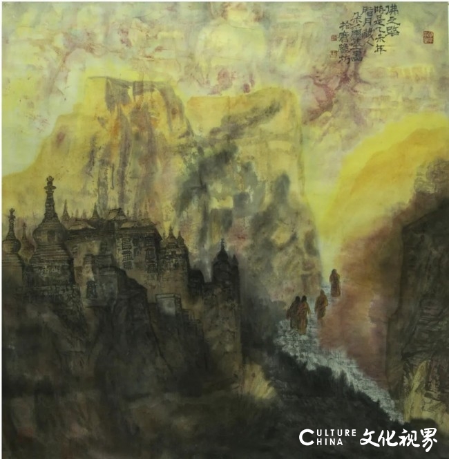 “笔墨精神——当代中国画传承与创新百家学术邀请展”丨朵尔基：对神山圣水的朝圣之旅