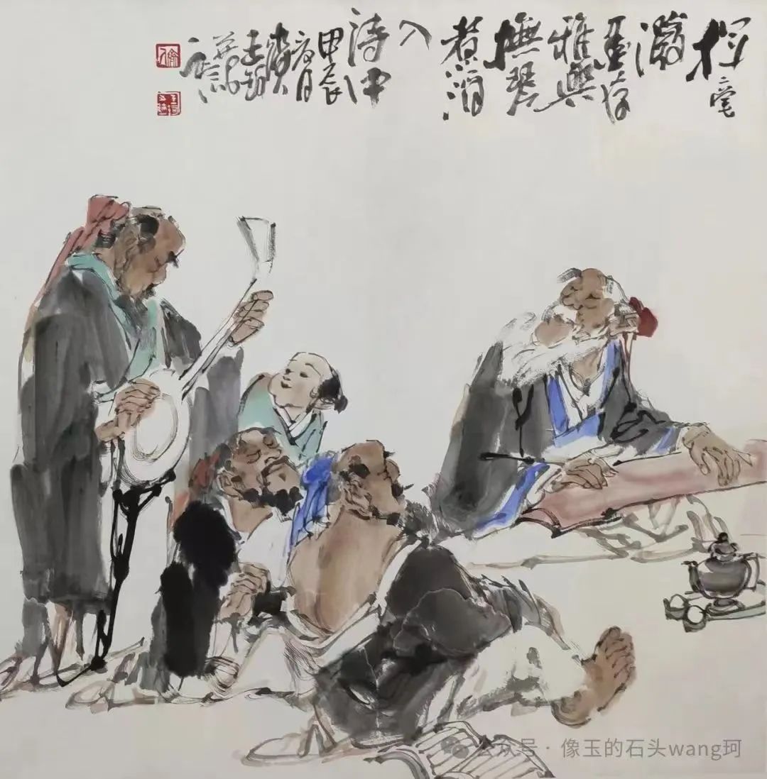 那是他心中的桃花源——看王珂画展《最深的牵挂》，动了心弦