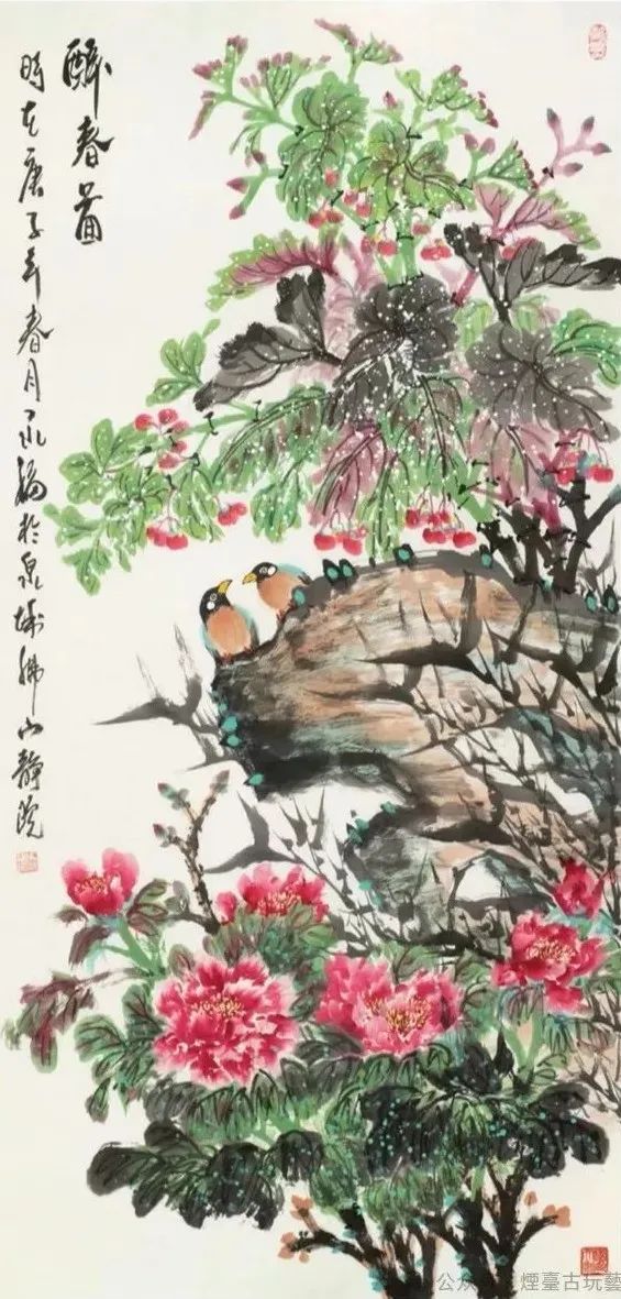 “齐鲁墨韵——吴永福中国画巡回展第五站（烟台）”昨日开幕