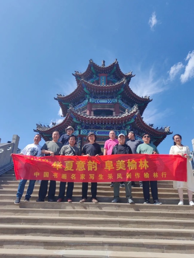 魏怀亮应邀参加“华夏意韵 阜美榆林——中国书画名家写生采风创作榆林行”活动作品欣赏