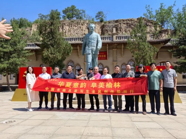 魏怀亮应邀参加“华夏意韵 阜美榆林——中国书画名家写生采风创作榆林行”活动作品欣赏