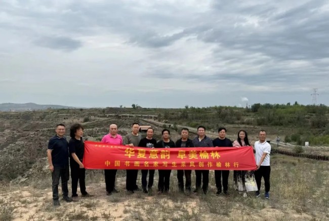 魏怀亮应邀参加“华夏意韵 阜美榆林——中国书画名家写生采风创作榆林行”活动作品欣赏