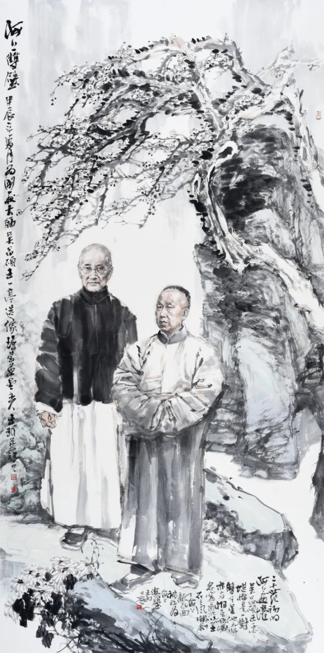 看王珂水墨作品展“最深的牵挂”，感受画面中沉醇而绵长的人间况味