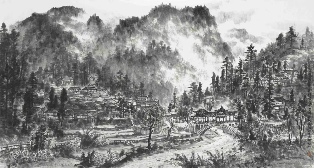 “黔山墨境——岳黔山中国画作品展”将于8月20日在贵州美术馆开展