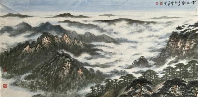 张平·山水花鸟画丨师古人亦师造化，笔墨酣畅意趣横生