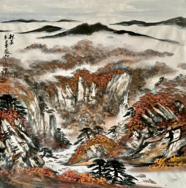 张平·山水花鸟画丨师古人亦师造化，笔墨酣畅意趣横生