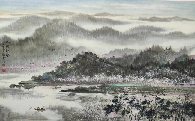 张平·山水花鸟画丨师古人亦师造化，笔墨酣畅意趣横生