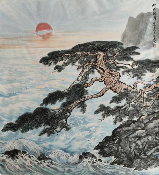 张平·山水花鸟画丨师古人亦师造化，笔墨酣畅意趣横生