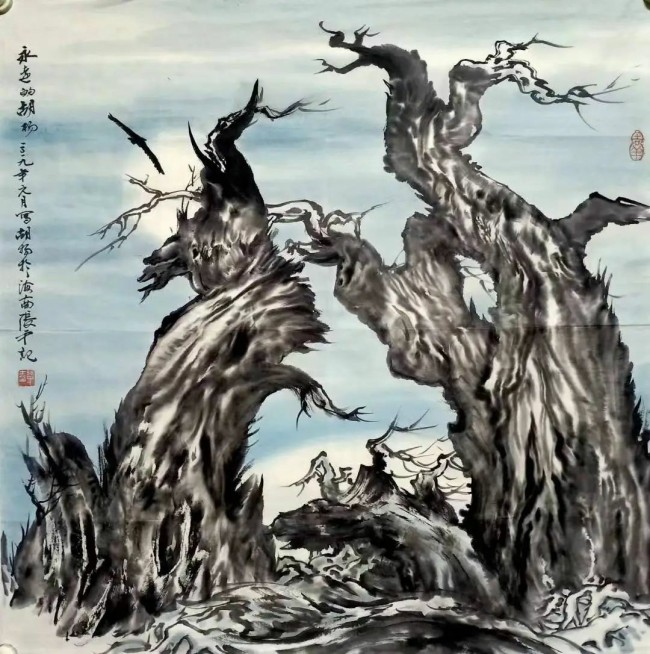 张平·山水花鸟画丨师古人亦师造化，笔墨酣畅意趣横生