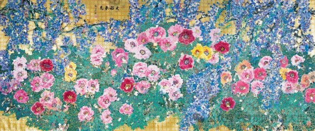 郭怡孮·花鸟画⑥丨黼扆宏开大麓风