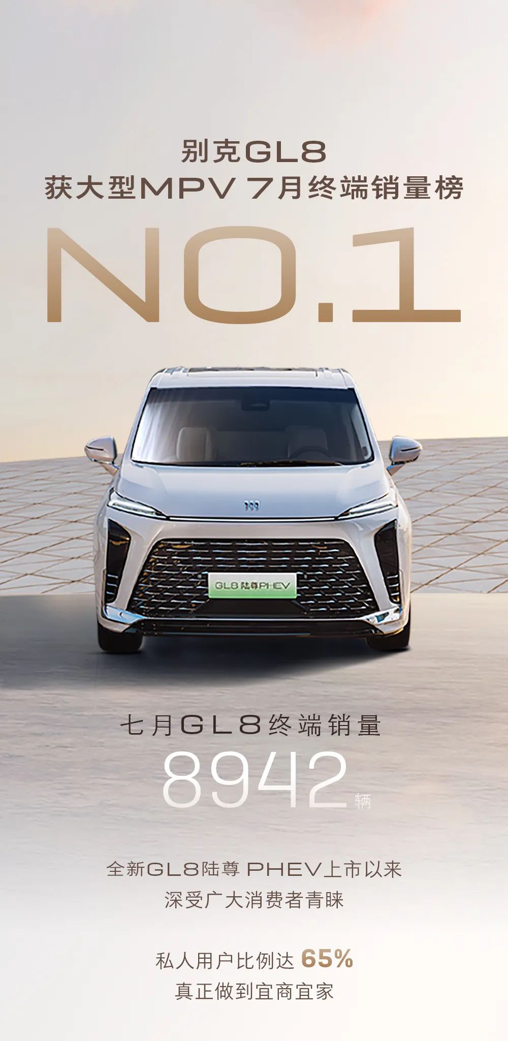 银座汽车丨别克GL8获大型MPV 7月终端销量榜NO.1