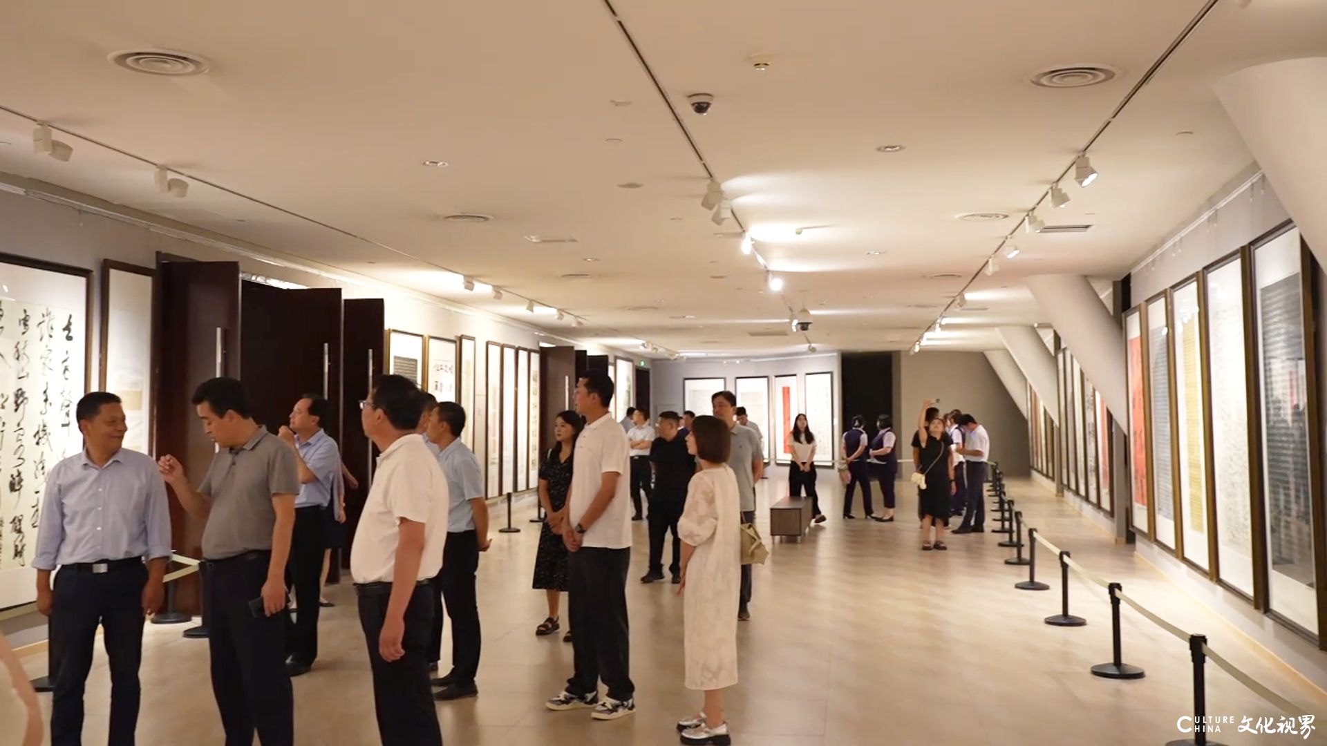 “翰墨河州——临夏书画作品交流展”在济南市美术馆（济南画院）开幕