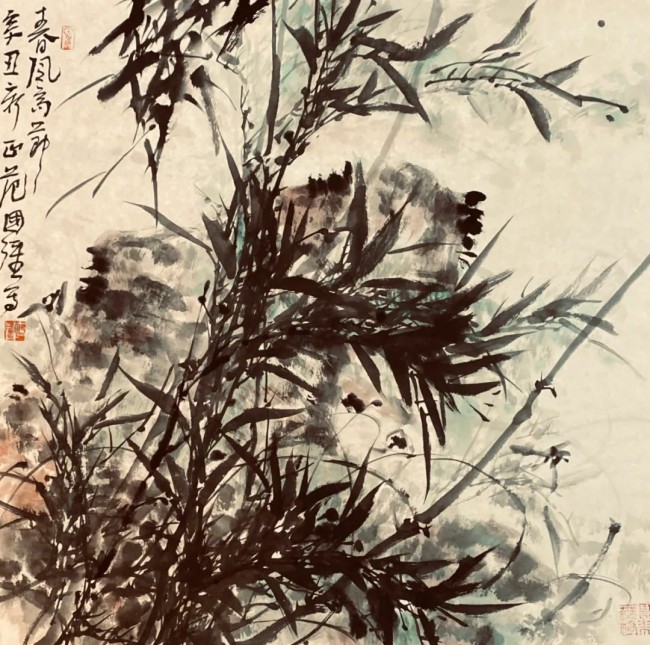 漫游在范国强笔下的优美竹林，感受虚心有节、淡远自然的君子之风